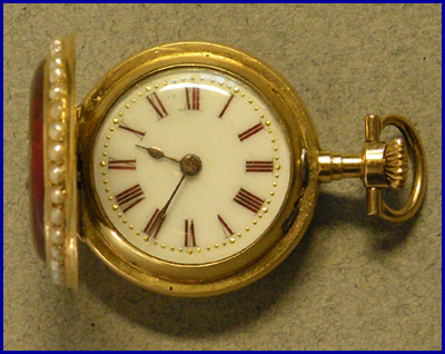 Vacheron & Constantin Ladies Pendant Watch, dial
				view.